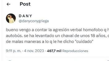 Un joven insulta a otro en un bus y se lía en segundos: la reacción de la gente es para enmarcar