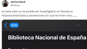 Comparte el inesperado correo que le han mandado desde la Biblioteca Nacional