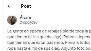 Publica indignado la foto de una tienda en plenas rebajas: una imagen dice más que mil palabras