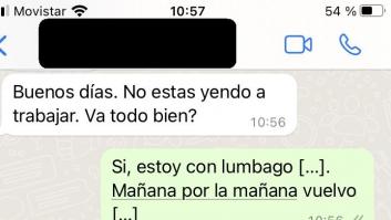 La respuesta de su jefe a este mensaje provoca que declaren su despido como improcedente
