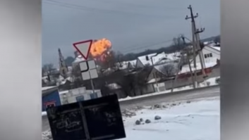 Rusia acusa a Ucrania de derribar un avión militar con 65 prisioneros ucranianos