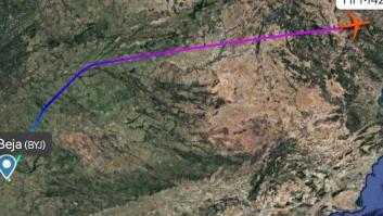 Un avión recibe trato privilegiado y cruza España en tiempo récord