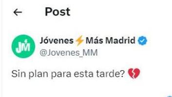 El comentado cartel de Más Madrid sobre la vivienda y los jóvenes: original es, pero...