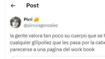 Critica un tatuaje y una chica le responde mostrando el que tiene con sus amigas: de premio