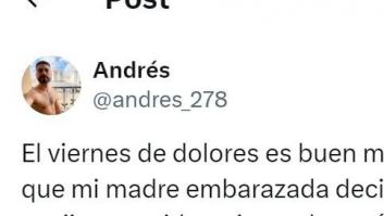 Cuenta lo que hizo su madre embarazada en plena Semana Santa y piden que salga en los libros de Medicina