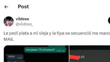 Le pide dinero a su madre y ella responde de manera impensable: mujer precavida vale por dos