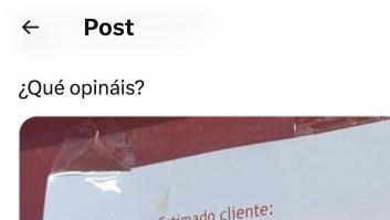 El cartel que han plantado en un bar genera un debate pocas veces visto