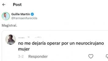 Le dice a una neurocirujana que no se dejaría operar por una mujer y la réplica de ella es de récord