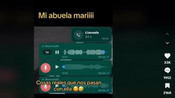 Comparte el audio de WhatsApp que le ha mandado su abuela y es inmejorable: 33.000 'me gusta'