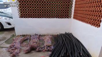 14 detenidos por robos continuados de cable de cobre en la comarca de Puertollano (Ciudad Real)