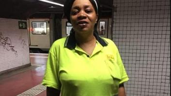 Cesarina Adames, la limpiadora del metro de Barcelona que se ha convertido en la sonrisa de España