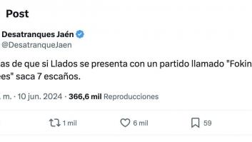 Dicen que si Llados monta un partido saca diputados y Sara Sálamo arrasa con su apreciación