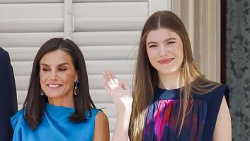 La infanta Sofía repite su mono 'cut-out' en el 10º aniversario de la proclamación de Felipe VI