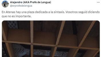Este es el nombre de esta plaza de Atenas: el lugar fetiche de cualquier profesor de lengua