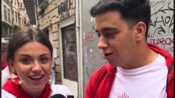 Esta es la curiosa petición que aprovecha para hacer una chica en medio de las fiestas de San Fermín