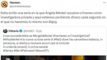 Ángela Merkel protagoniza una serie en Alemania y los tuiteros españoles piden lo mismo con Rajoy