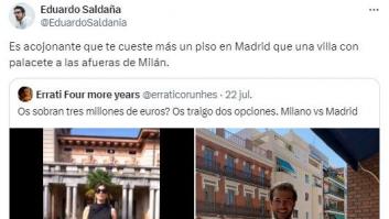 Critica la gran diferencia de casa que te puedes comprar en Madrid y Milán por el mismo precio