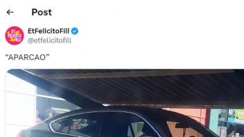 Se habían visto muchas formas de aparcar indignantes, pero esta imagen se lleva la palma