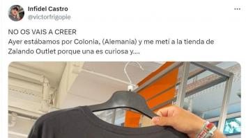 Se encuentra esta camiseta en Alemania y deja a los tuiteros descolocados: España no tiene fronteras