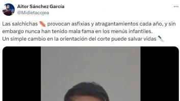 Así es como se deben cortar las salchichas para evitar atragantamientos en los niños