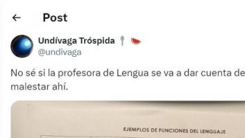 Una profesora pone examen el día del cumpleaños de un alumno y sus respuestas son para ponerle un 10