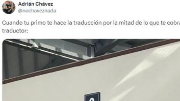 La traducción al español de este cartel del aeropuerto abre el debate en X