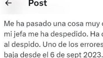 Su jefa la despide tras volver de baja de maternidad y se queda anonadada al ver uno de los motivos