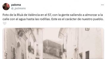 Una foto de 1957 que podría describir la situación actual de Valencia