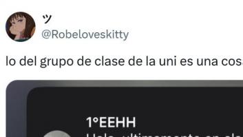 Pone esto en el grupo de la universidad y le llueven los aplausos: no se corta ni un pelo