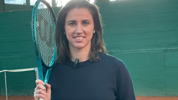 De peloteo con Sara Sorribes: "Me hubiese gustado una despedida más a la altura de lo que fue Nadal"