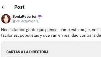 La carta a la directora de 'El País' sobre "sólo el pueblo salva al pueblo": se comparte sin parar