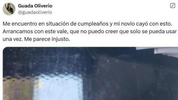 Este es el vale que le ha regalado su novio por su cumpleaños: eso sí, solo se puede usar una vez