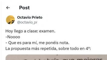 Un profesor pregunta a sus alumnos qué debería mejorar él y la respuesta más repetida da para pensar