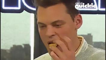 Un colaborador argentino prueba por primera vez el turrón español y así es su reacción en directo