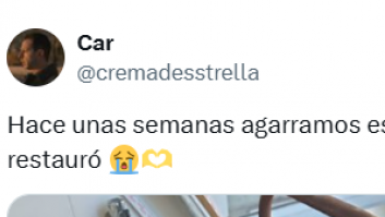 El cambio radical que le ha hecho su novio a este mueble de la calle es para ponerle un 10