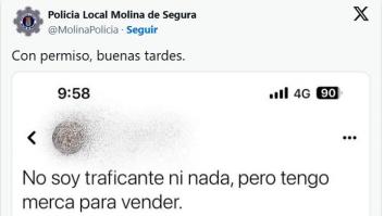 La Policía Local de Molina de Segura da la campanada con su respuesta a estos mensajes