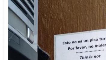 Este cartel se ha visto en un edificio de Toledo pero puede que empiece a ser habitual por toda España