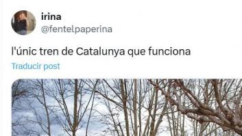 Bromea así sobre el retraso de los trenes en Cataluña y arrasa