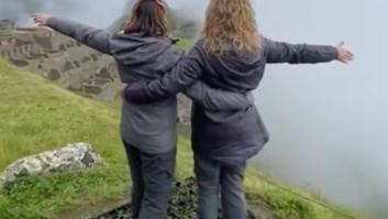 Media España ha visto estos 47 segundos de dos españolas en Machu Pichu: ellas cuentan ahora cómo lo han vivido