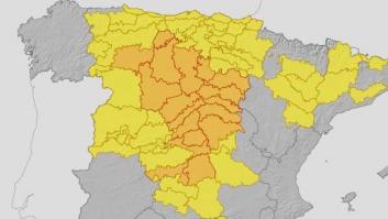 La AEMET mantiene la alerta naranja en Madrid y Castilla y León por granizo, lluvias y tormentas