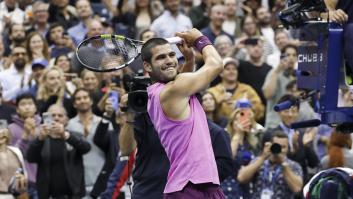 Las cámaras captan a la perfección quién no se ha querido perder ni por asomo la victoria de Alcaraz en el US Open