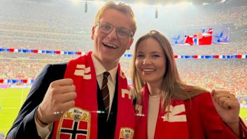 El momentazo de Ingrid Alexandra y Sverre Magnus de Noruega en el Mundial con el que les hemos visto como nunca pensamos que les veríamos