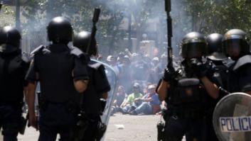 La manifestación contra los recortes a las ayuda del carbón acaba con cargas policiales y detenidos