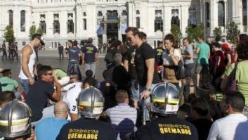 Policías contra policías frente al Congreso (VÍDEOS)