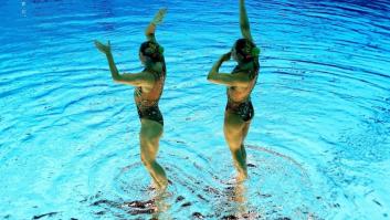 Sirenas en el cielo: qué pasa cuando giras las fotos de natación sincronizada de los Juegos de Londres 2012 (FOTOS)