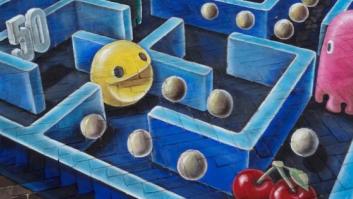 El Pac-Man, un grafiti por los suelos y en 3D obra de Leon Keer (FOTOS, VÍDEO)