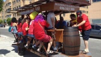 La 'bici-birra', una idea original para combatir la crisis