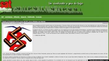 El PP estudia denunciar al SAT por colocar una esvástica sobre su logotipo