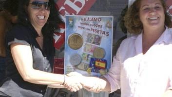 Duros y pesetas en El Álamo para impulsar el comercio