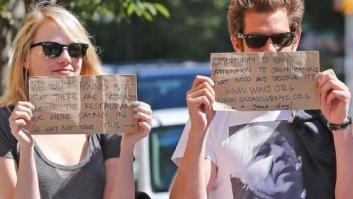 Emma Stone, Andrew Gardfield y su trampa para paparazzi (FOTOS)